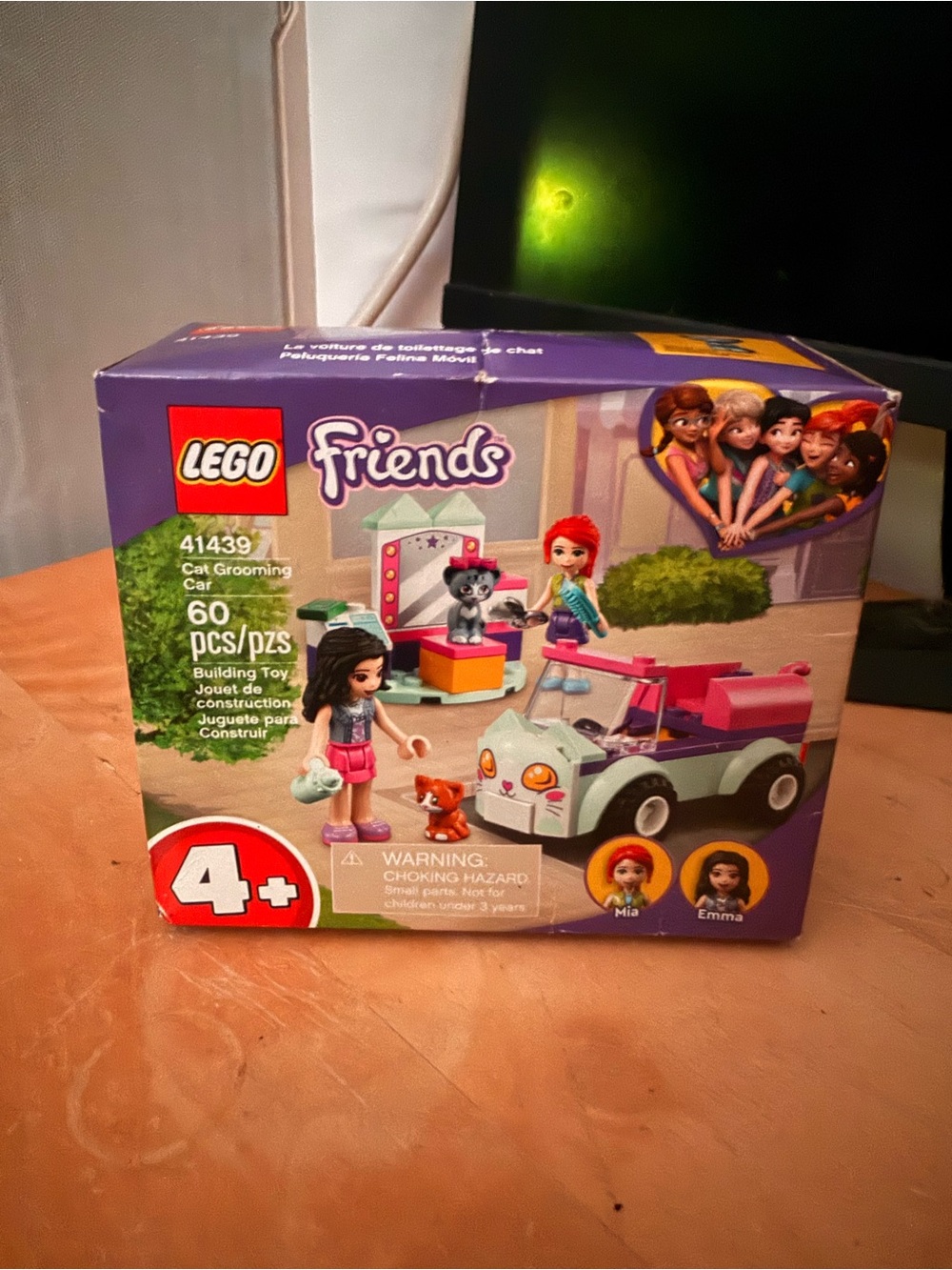 LEGO Friends Cat Grooming Car - Pink & Light Green